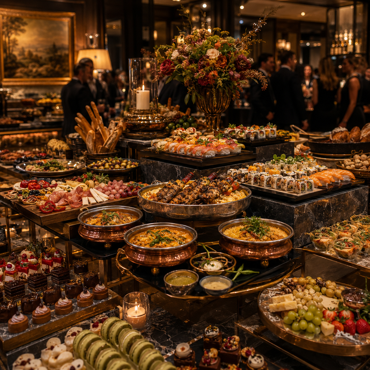 International & Cultural Menus presentation at Magnoliya Grand