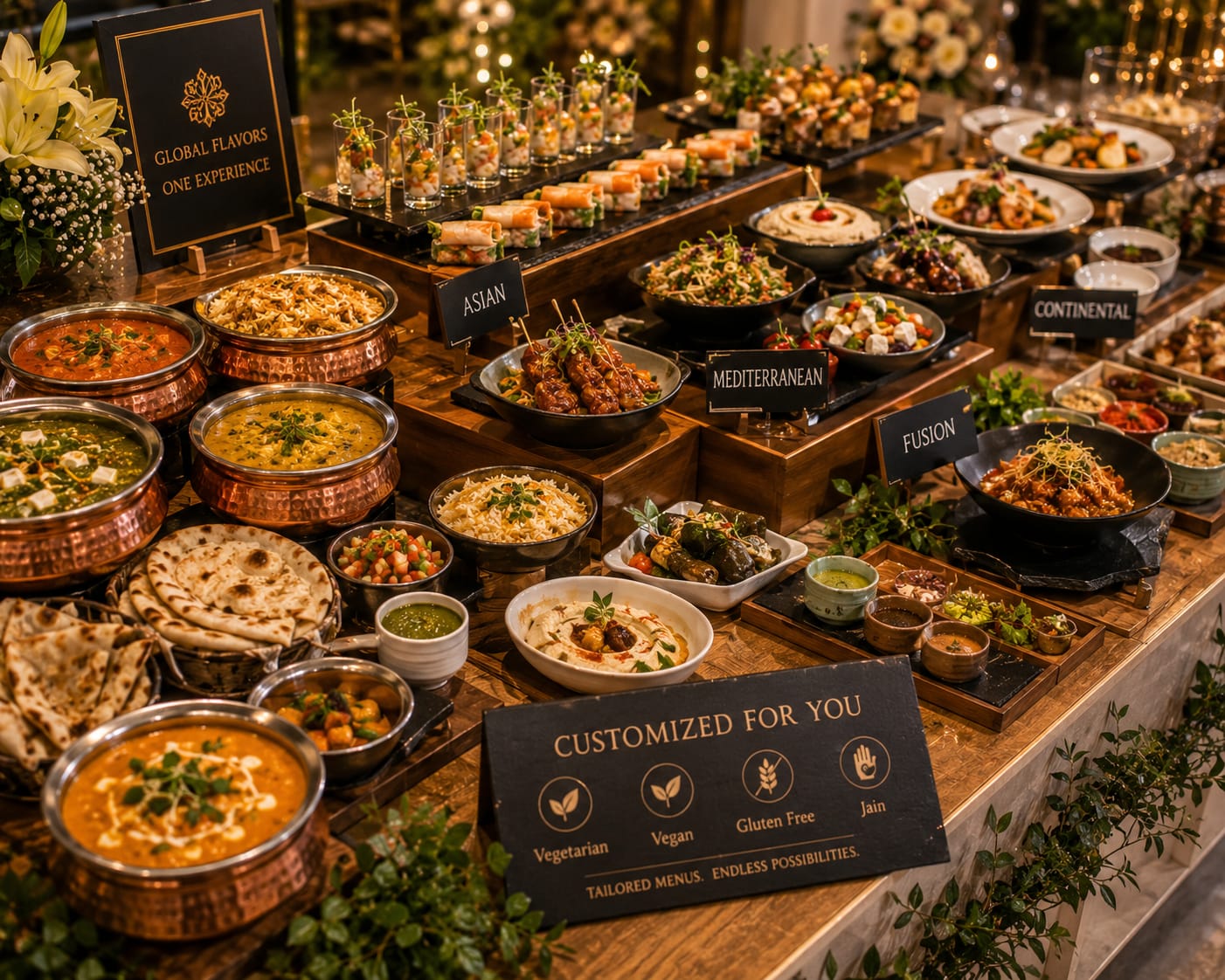 Custom & Fusion Cuisine presentation at Magnoliya Grand